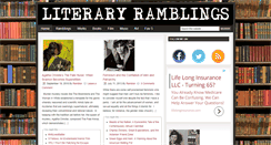 Desktop Screenshot of literaryramblings.com
